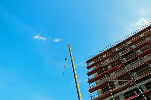 Foto Novo Edifício Ser Construído — Fotografia de Stock