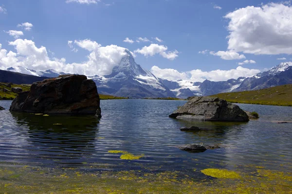 Matterhorn Зірковий Красиві Гори — стокове фото