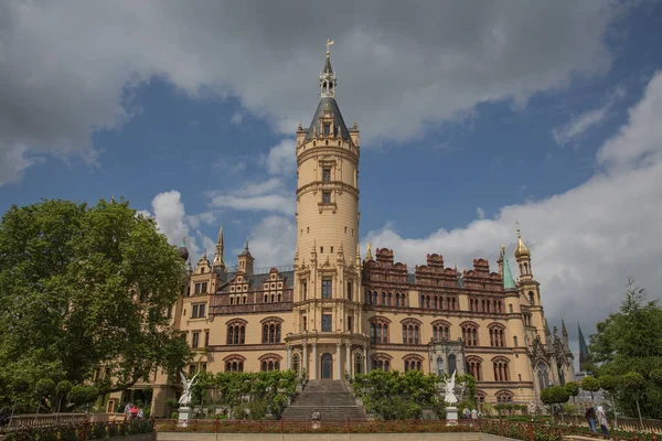 Schwerin城堡 州议会所在地 Schwerin Mecklenburg Vorpommern Germany — 图库照片