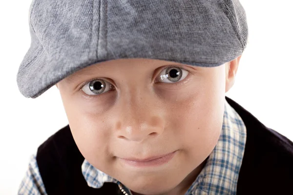 Boy Hat Retro Style — Stock Photo, Image