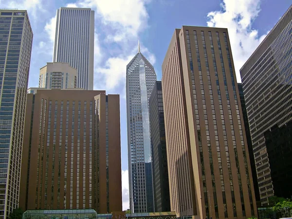 Vista Panorámica Majestuosa Ciudad Urbana — Foto de Stock