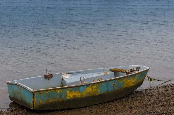 Veleiro Barco Remo Brancaster Norfolk Inglaterra — Fotografia de Stock