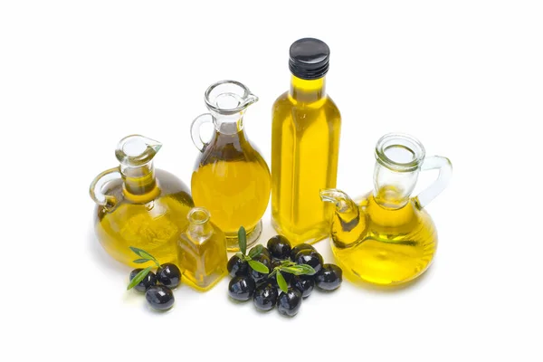 Olive Oil Isolated White Background — Stock Photo, Image