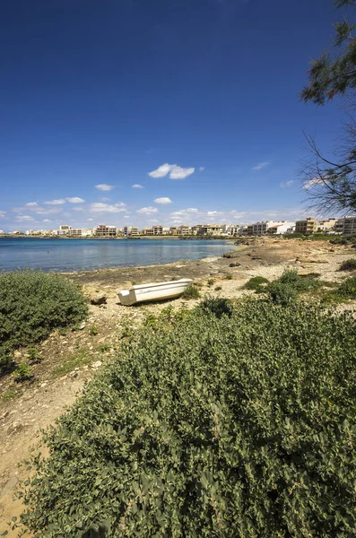 Vista Para Cidade Colonia Sant Jordi Maiorca — Fotografia de Stock