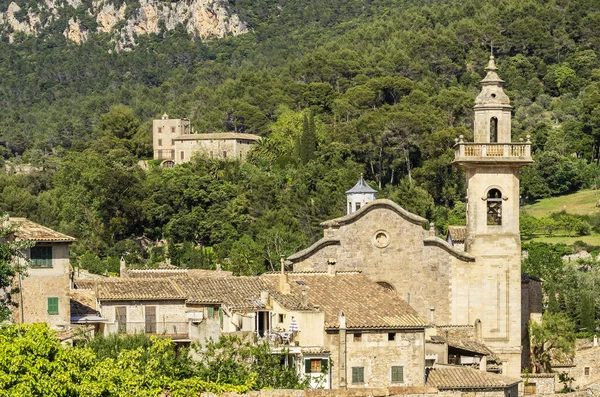 Utsikt Över Staden Från Valldemossa Bergsby Mallorca — Stockfoto