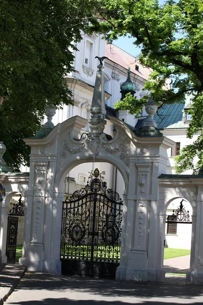 Kraków Kościół Michała Barokowy Sanktuarium Skałki Klasztor Paulinitów Krakowie — Zdjęcie stockowe