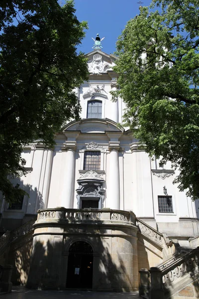 Cracow Iglesia San Miguel Santuario Barroco Skalka Monasterio Paulinita Cracovia — Foto de Stock