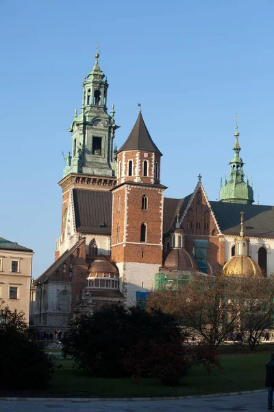 Wawel Hill Royal Castle Krakow — Stock Photo, Image