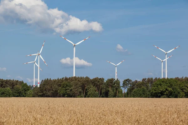 Windturbines Elektrische Energie — Stockfoto