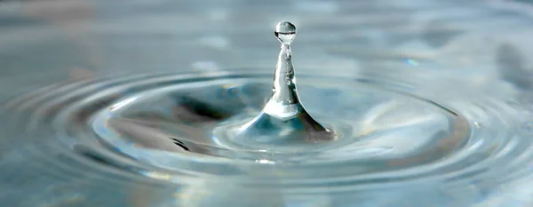 Всплеск Воды Прозрачной Жидкости — стоковое фото