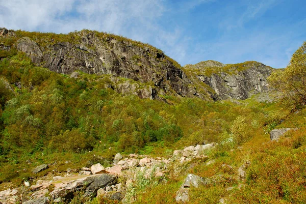 Noruega Sobre Naturaleza Paisaje Fondo — Foto de Stock