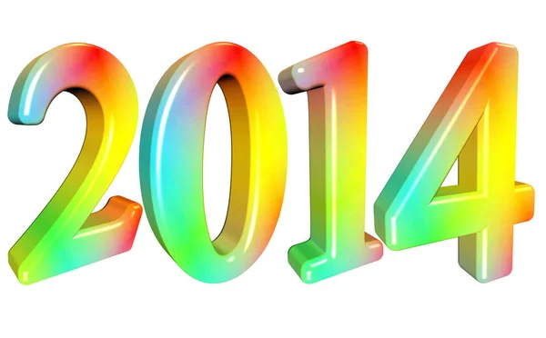 Año Año Color 2014 — Foto de Stock