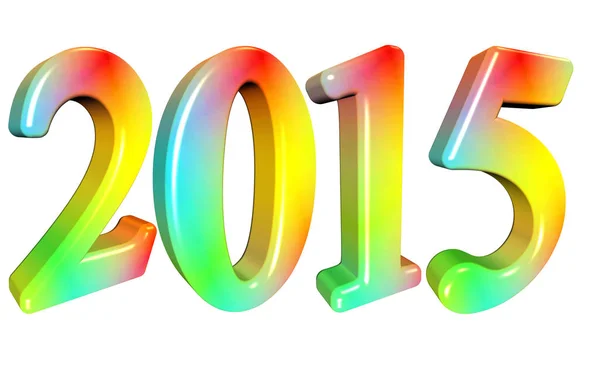 Año Año Color 2015 — Foto de Stock