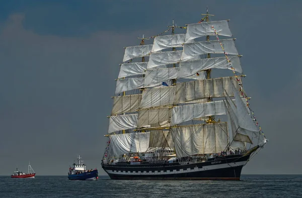 Segelboot Auf Der Ostsee — Stockfoto