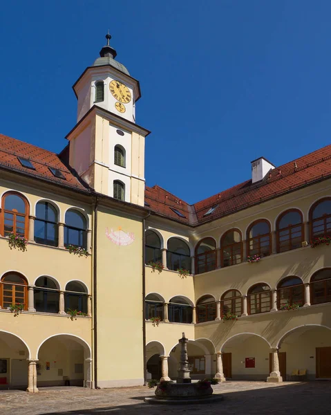 Patio Del Castillo Schwanberg —  Fotos de Stock