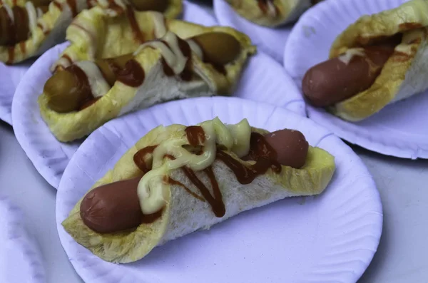hotdog as food for people in a hurry