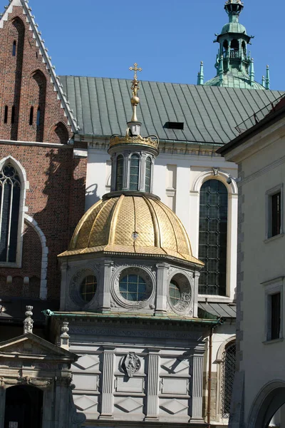 Wawel Hill Royal Castle Krakow Stock Picture