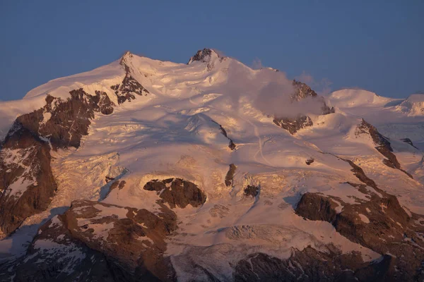 Monte Rosa Západu Slunce — Stock fotografie