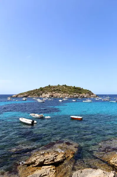 Vista Del Mar Mediterráneo Isla Griega Creta — Foto de Stock