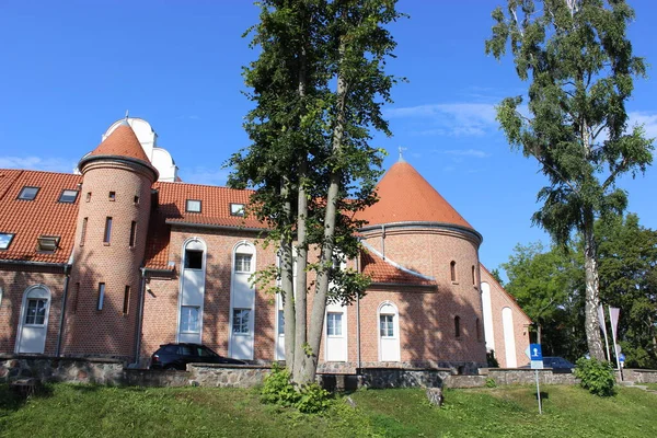 Malerischer Blick Auf Die Majestätische Mittelalterliche Burgarchitektur — Stockfoto