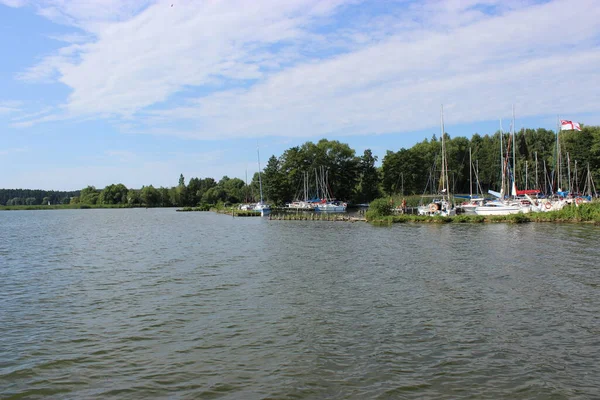 Niegocin Lake Water Route Great Masurian Lakes — стоковое фото