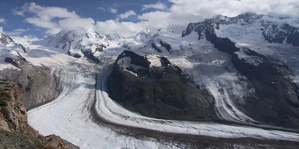 Vista Panorámica Del Hermoso Paisaje Los Alpes — Foto de Stock