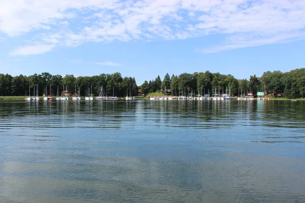Kisajno Jezioro Szlak Wodny Wielkich Jezior Mazurskich — Zdjęcie stockowe