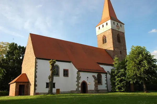 Historische Kerk Minfeld — Stockfoto