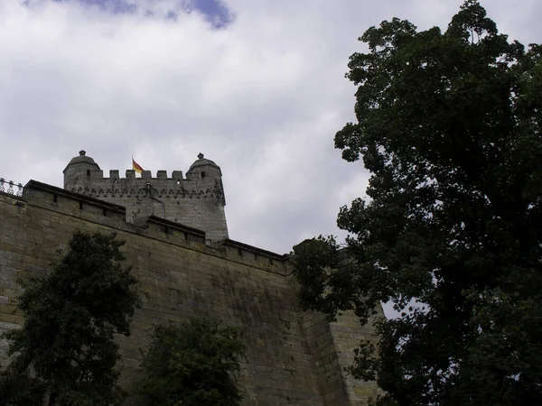 Vista Panorâmica Majestosa Arquitetura Medieval — Fotografia de Stock