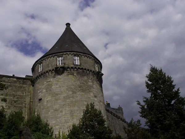 Uitzicht Het Kasteel Van Carcassonne Frankrijk — Stockfoto