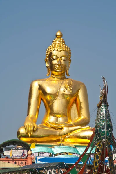 Big Buddha Statue Blue Sky — Stock Photo, Image