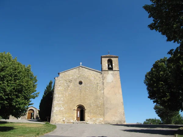 Vista Panoramica Dell Architettura Della Chiesa Cristiana — Foto Stock