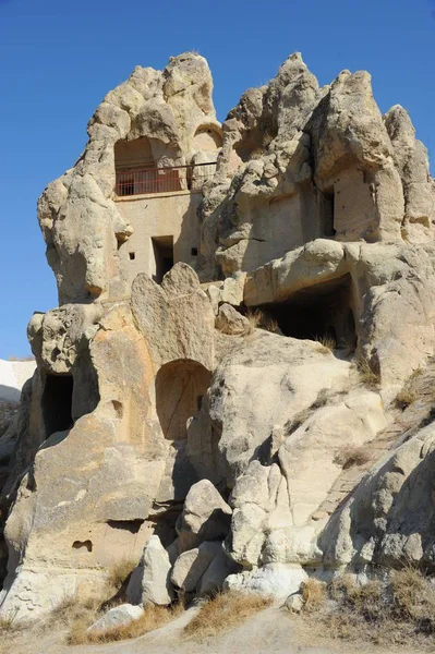 Tündér Kémények Sürgető Cappadocia Pulyka — Stock Fotó