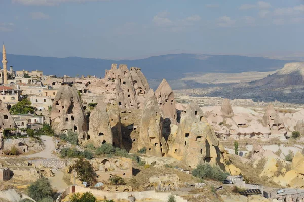 Vílí Komíny Urgup Cappadocia Krůty — Stock fotografie