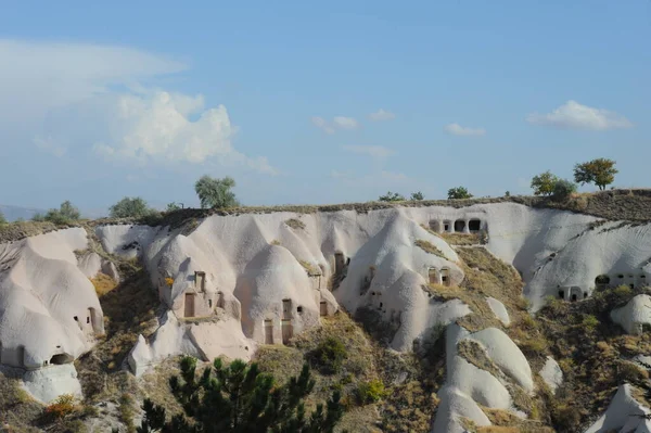Fairy Skorstenar Urgup Cappadocia Kalkon — Stockfoto