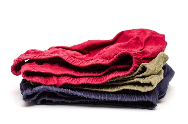 Çeşitli Renkli Pamuklu Pantolonlar — Stok fotoğraf