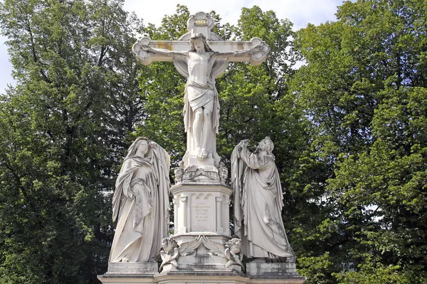 Grupo Crucifixión Oberammergau — Foto de Stock