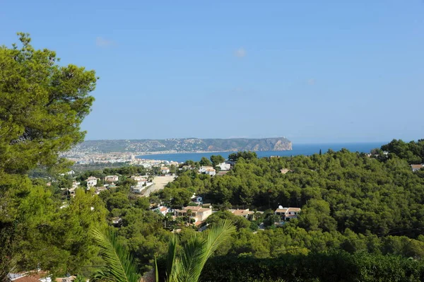 Dor Areia Javea Com Sua Praia — Fotografia de Stock