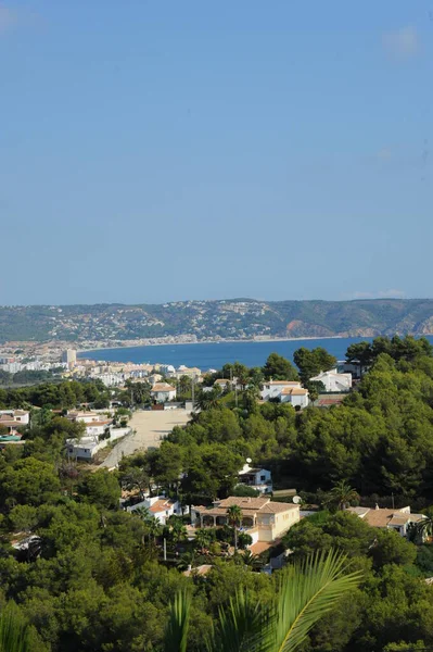 Spanje Javea Met Zijn Strand — Stockfoto