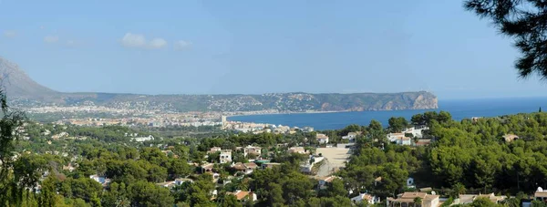 Dor Areia Javea Com Sua Praia — Fotografia de Stock