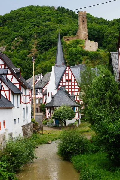 Monreal Den Vackraste Byn Rheinland Pfalz — Stockfoto