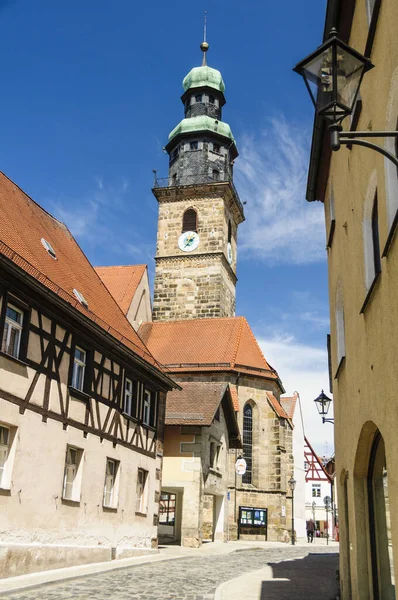 Run Pegnitz Église John Allemagne — Photo