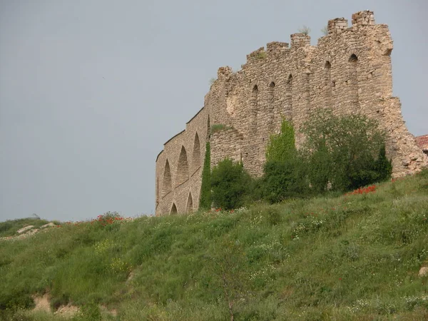 Мальовничий Вид Величну Середньовічну Архітектуру Замку — стокове фото