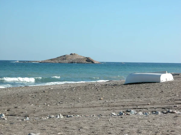 Einsamer Strand Spanien — Stockfoto