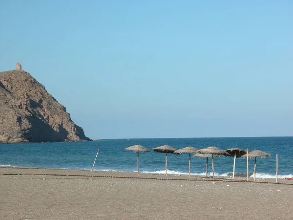 Enslig Strand Spanien — Stockfoto