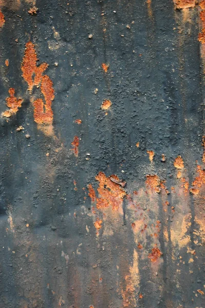 Деталь Стара Металева Поверхня Стіни — стокове фото