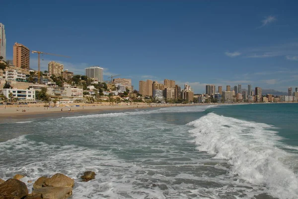 Benidorm Stad Spanje — Stockfoto