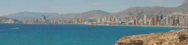 Панорамная Картина Бенидорма Испании — стоковое фото