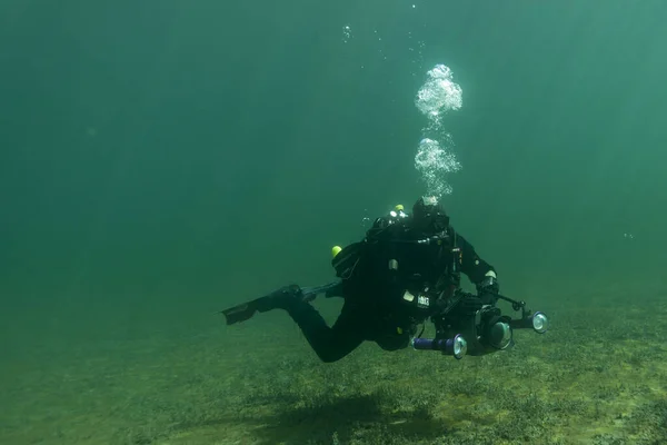 Underwater World Diving Lake Water — Stock Photo, Image