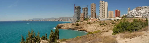 Quadro Panorâmico Benidorm Espanha — Fotografia de Stock